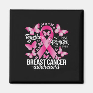 Imã Fita Rosa De Consciência Do Cancer Da Mama Levanta