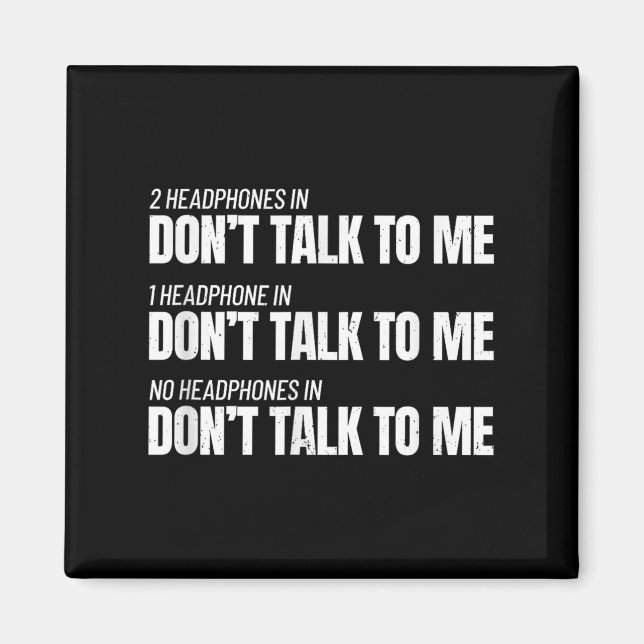 Imã Fitness Meme - Don't Talk To Me At The Gym - Funny (Frente)