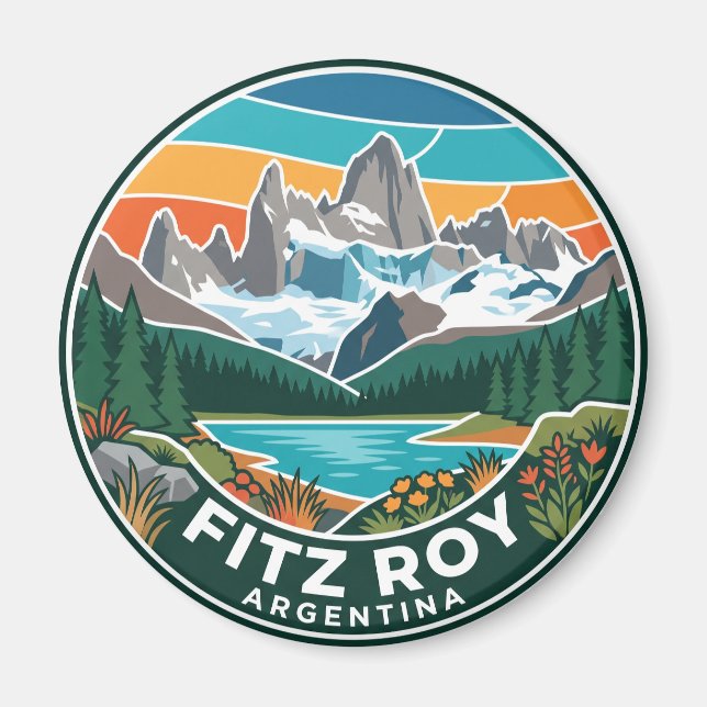 Imã Fitz Roy Argentina (Frente)