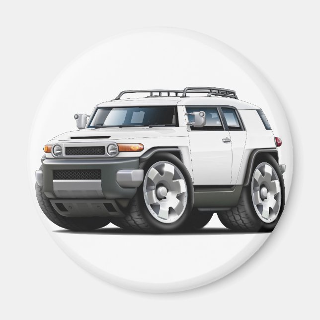Imã Fj Cruiser White Car (Frente)
