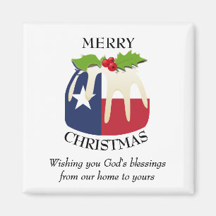 Imã FLAG de TEXAS Patriótico de Pais de Natal Persona