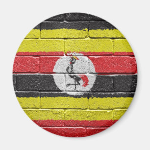 Imã flag_grunge_wall_Uganda
