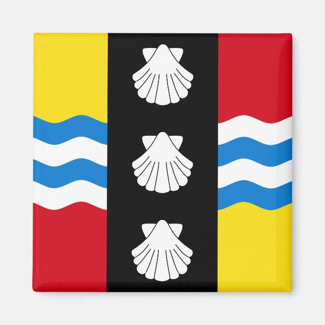 Imã Flag of Bedfordshire Magnet (Frente)