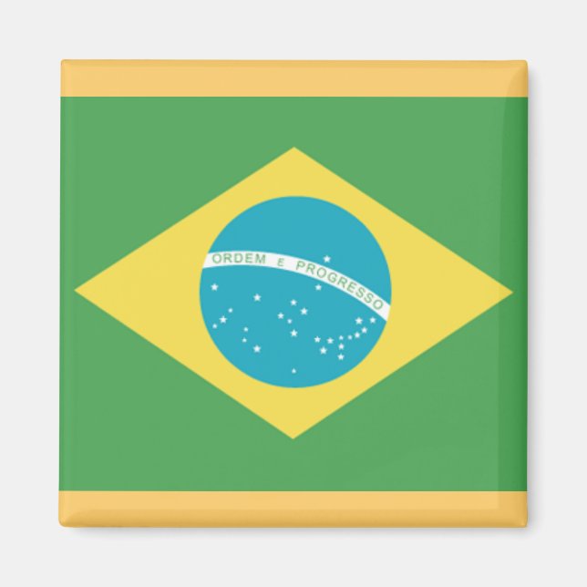 Imã Flag of Brazil Magnet (Frente)