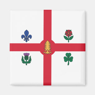 Imã Flag of Montreal (Quebec, Canada)