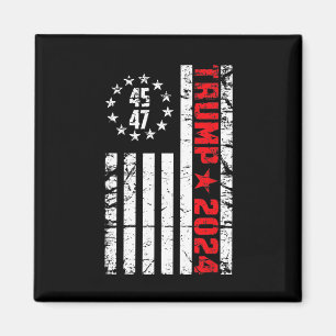 Imã Flag Trump 2024 - 45 47 Trump Betsy Ross Flag