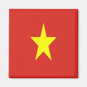 Imã FLAG VIETNAMESE zVN001, Vietnã, Ásia, frigideira