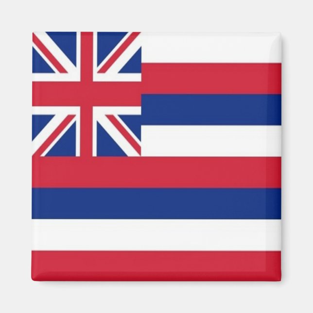 Imã FLAG zHI001 HAWAII, Oceânia, frigorífico (Frente)