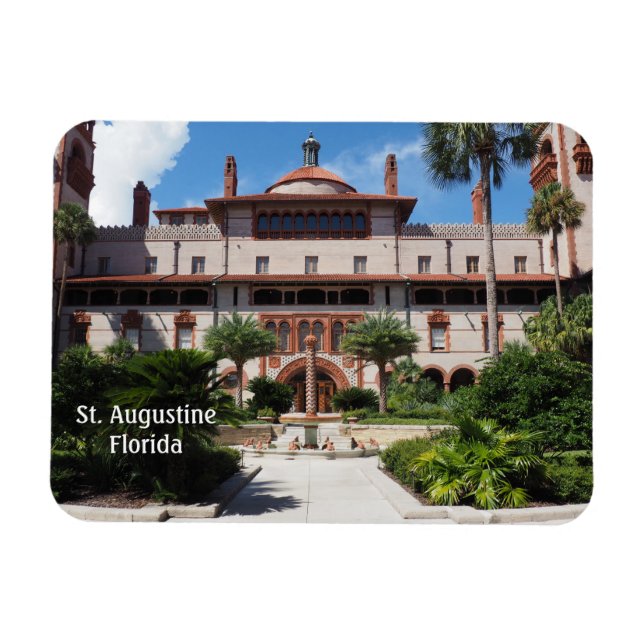 Ímã Flagler College in Rua. Augustine Florida (Horizontal)