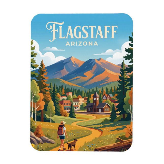 Ímã Flagstaff EUA (Vertical)