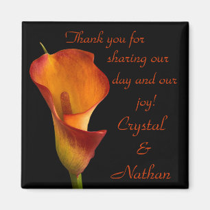 Imã Flame Calla Lily