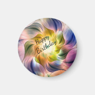 Imã Flame Fractal Colorido