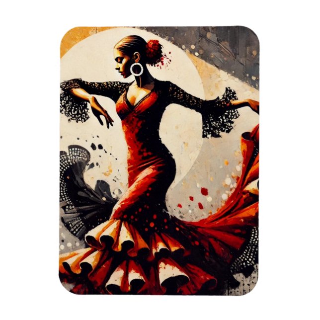 Ímã Flamenco Dancer (Vertical)