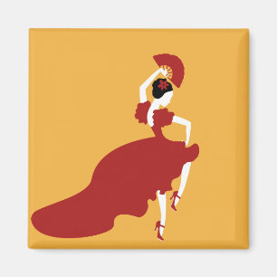 Imã Flamenco Dancer Magnet