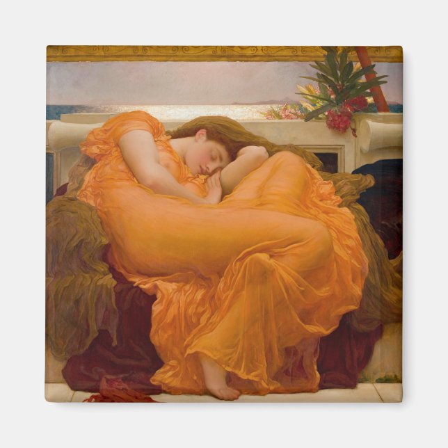 Imã Flaming June (por Frederic Leighton) (Frente)