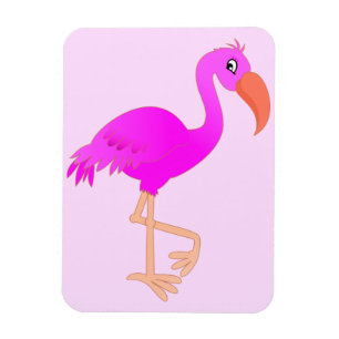 Ímã Flamingo Bonito - Feliz