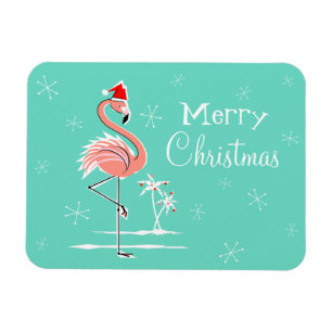 Ímã Flamingo de Natal Magnett flexível
