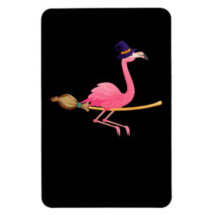 Ímã Flamingo Feiticeiro Flamingo Engraçado Halloween