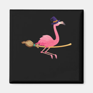 Imã Flamingo   Feiticeiro Flamingo Engraçado Halloween