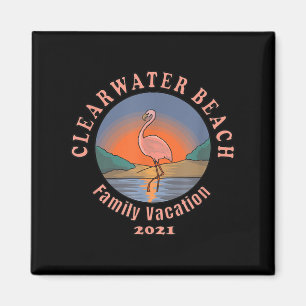 Imã Flamingo Férias Flamingo Clearwater Beach 2021