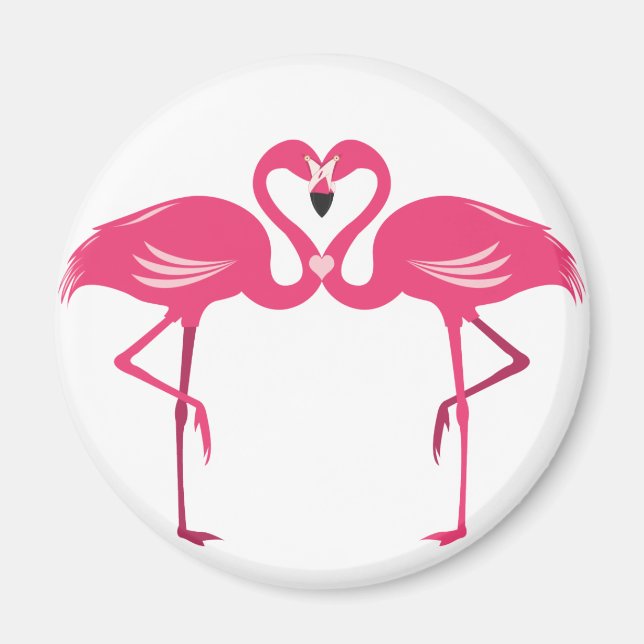 Imã Flamingo Love (Frente)