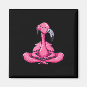 Imã Flamingo Meditação Budista Zen Buda Yoga Espiritua