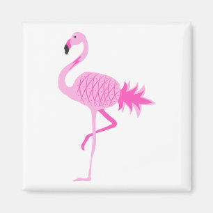 Imã Flamingo Pineapple