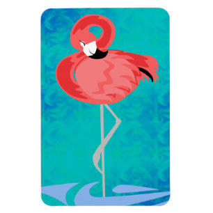 Ímã Flamingo Rosa