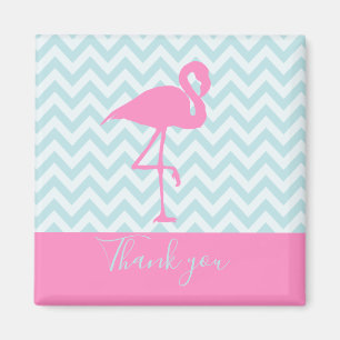 Imã Flamingo Rosa Moderno, Obrigado