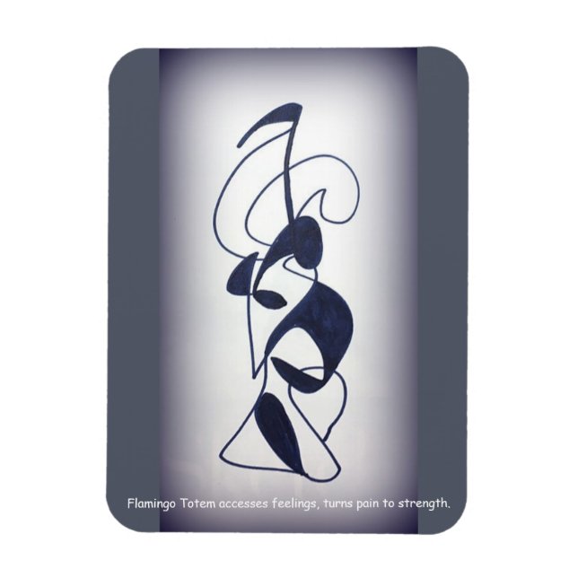 Ímã Flamingo Totem Magnet (Vertical)