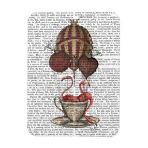 Ímã Flamingos em Teacup