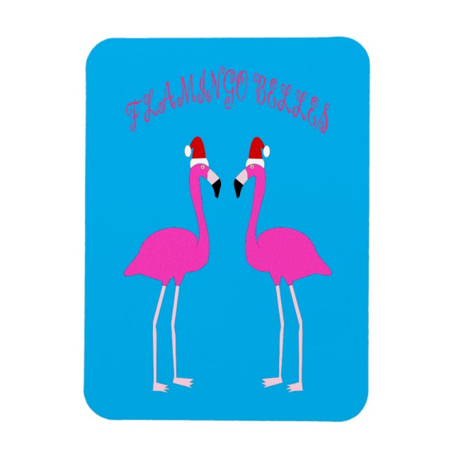 Ímã Flamingos Flamingo Belles (Vertical)