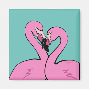 Imã Flamingos Magnet