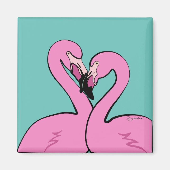 Imã Flamingos Magnet (Frente)