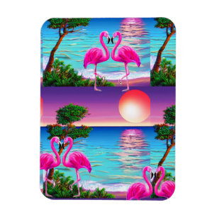 Ímã Flamingos Sun