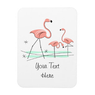 Ímã Flamingos Trio 2 Imagem flexível