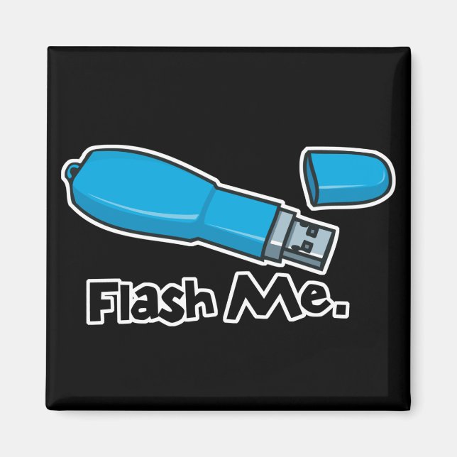 Imã flash me design (Frente)