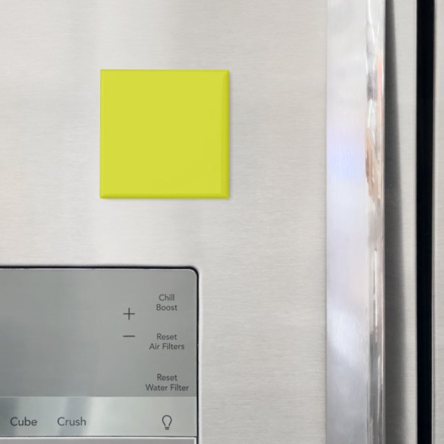 Imã Flat Yellow Background – Back-to-School Texture (In Situ (Fridge))