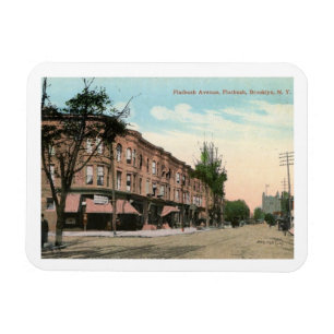 Ímã Flatbush Ave., Brooklyn, New York Vintage