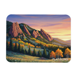 Ímã Flatirons Viagem Colorado