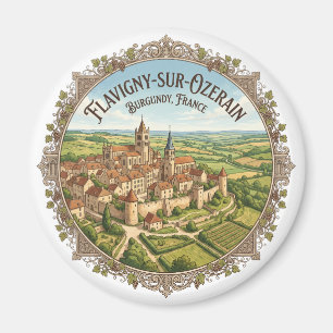 Imã Flavigny-sur-Ozerain França Viagem Lembrança