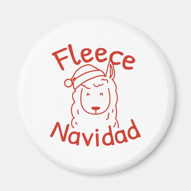 Imã Fleece Navidad (Frente)