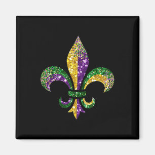 Imã Fleur De Lis Mardi Gras Símbolo Louisiana Nova Orl