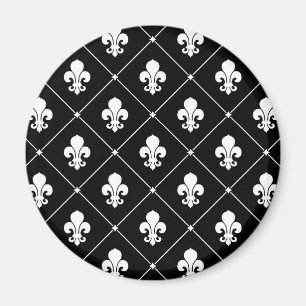 Imã Fleur De Lis Pattern