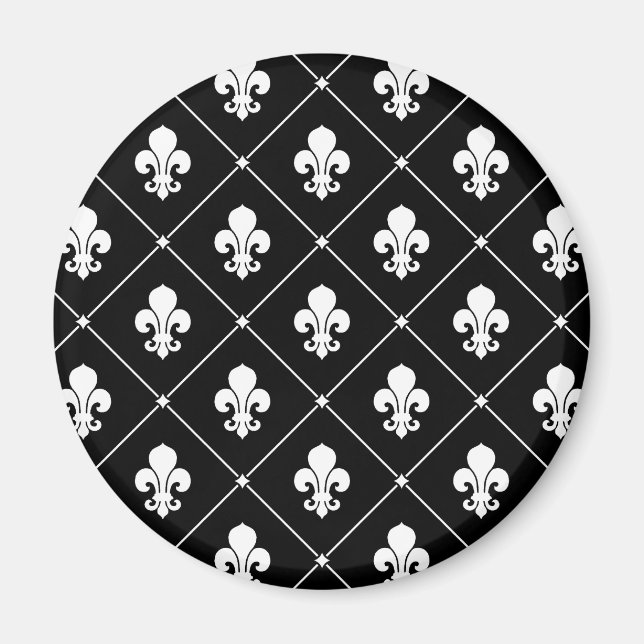 Imã Fleur De Lis Pattern (Frente)
