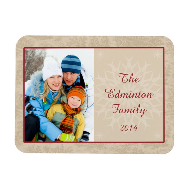 Ímã Flex de Fotografia Personalizada de Caractere do P (Horizontal)