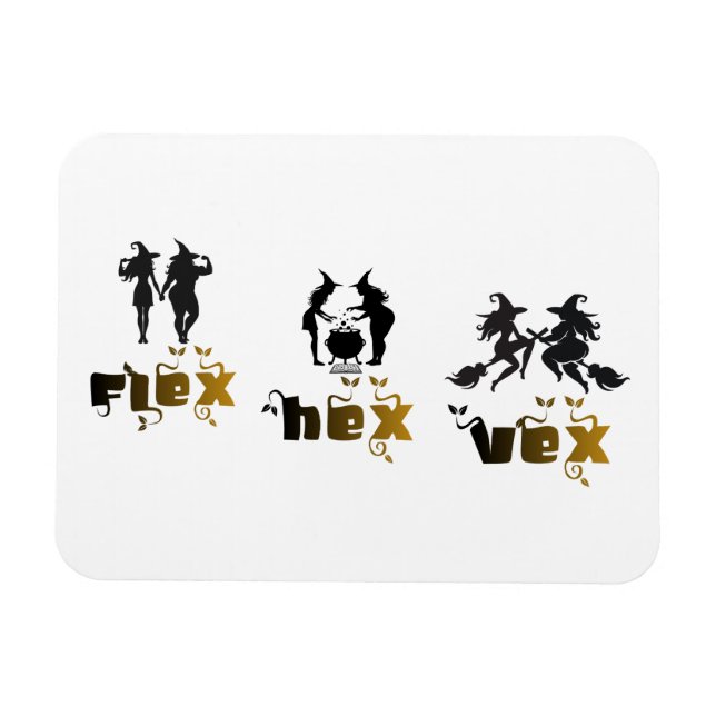 Ímã Flex. Hex. Vex. Bruxas Corporalmente Positivas e D (Horizontal)