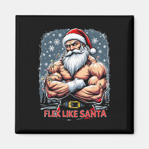 Imã Flex Like Santa Claus Bodybuilding Gym Wo