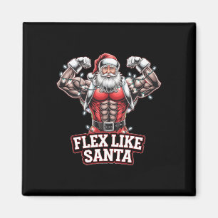 Imã Flex Like Santa Claus Bodybuilding Gym Wo