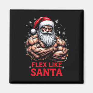 Imã Flex Like Santa Claus Bodybuilding Gym Wo